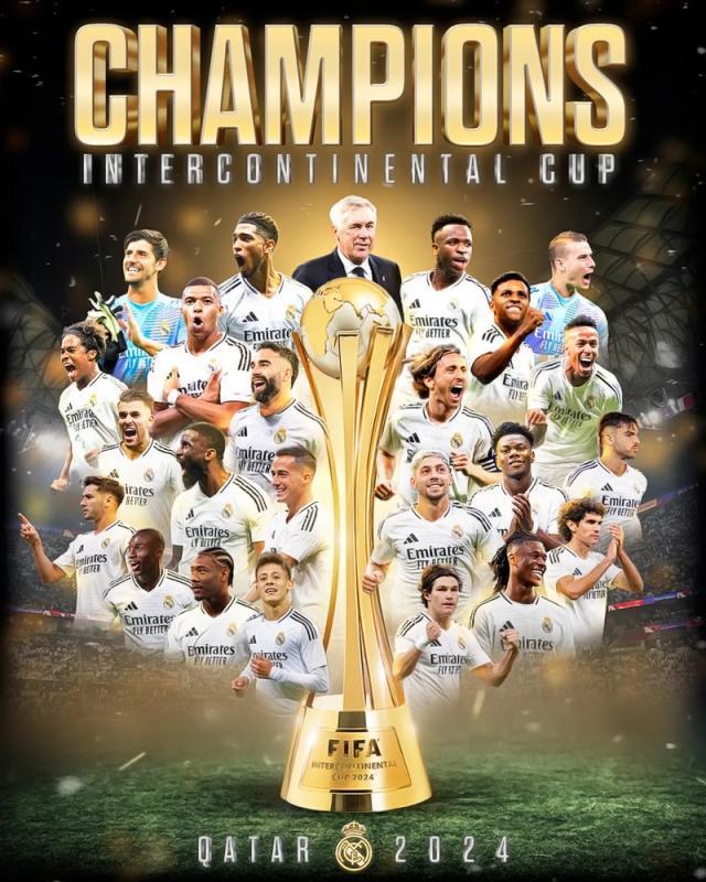 星空-【洲际杯】姆巴佩+巴西双子星破门，皇马3比0加冕！